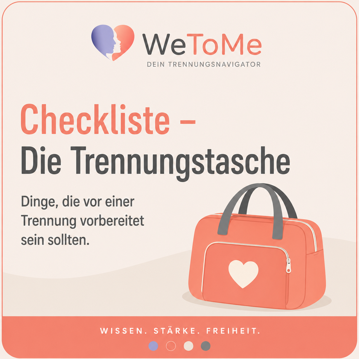 Checkliste: Die Trennungstasche für deine sichere Vorbereitung
